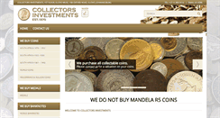 Desktop Screenshot of collectorsinvestments.com